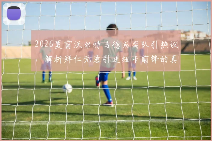 2026夏窗沃尔特马德或离队引热议,解析拜仁无意引进纽卡前锋的真实原因与潜在去向